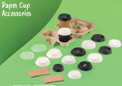 12oz Black Sip Thru PP - Lid for Paper Cups ( Box 1000 )